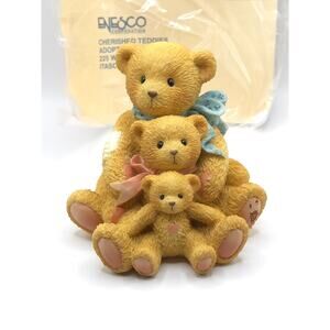 Cherished Teddies 950505 Theadore, Samantha & Tyler Friends Come In All Sizes